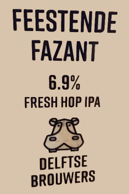 Feestende Fazant van Delftse Brouwers logo